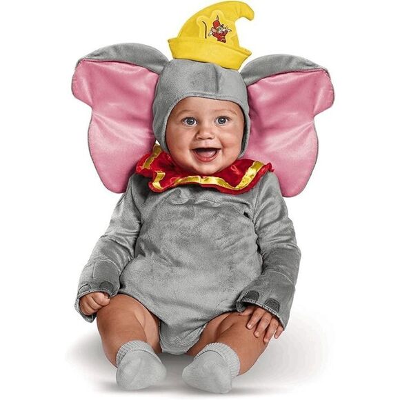 Disney Baby Dumbo Infant Costume 12-18m 12m 18m NWT Halloween - Picture 1 of 8